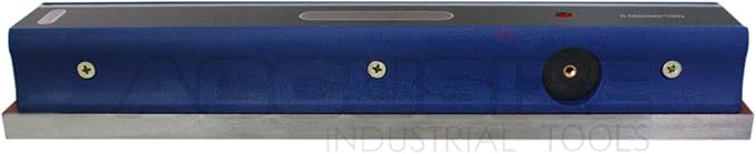 Accusize Industrial Tools 12 inch Master Precision Level in Fitted Box, Accuracy 0.0002'' /10'', S908-C687 | Accuracy 0.0002"/10", V-Groove Base, Cross Test Vial, Insulating Grip, Cast Iron