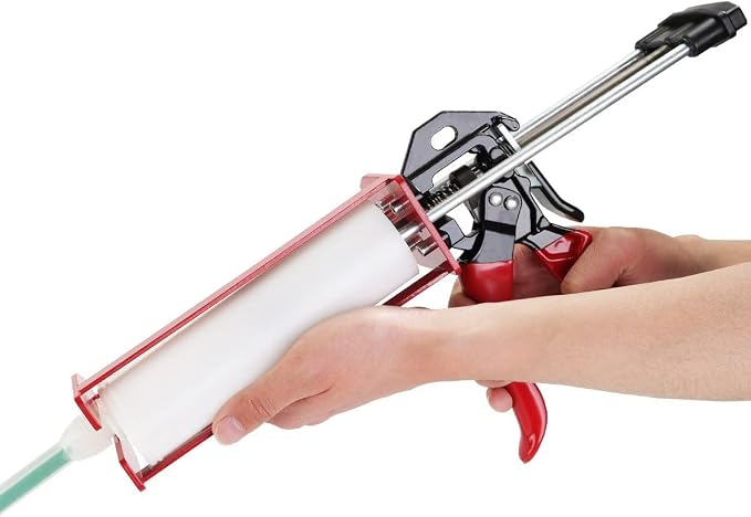400ml/14 Fl Oz(1:1 and 2:1) Dual Component Epoxy Gun, 26:1 High Thrustdual, For Plastic Epoxy, Adhesive, Panel Bond, Panel Bonding Adhesive, e.g. 08115 08116