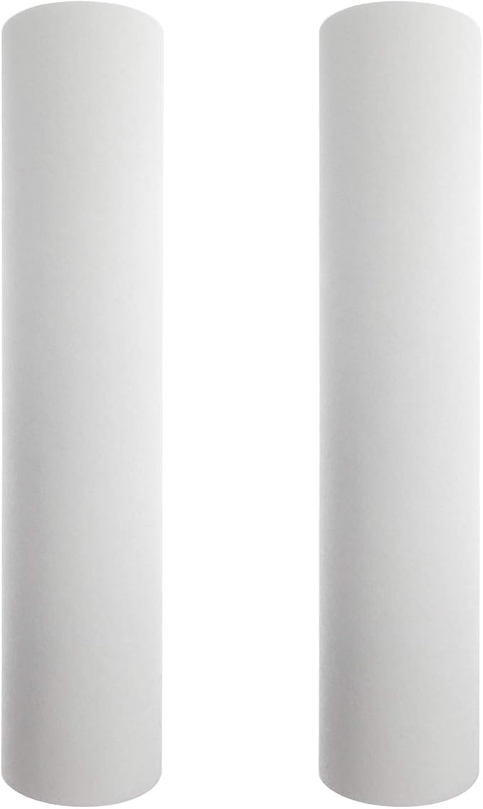 Tier1 10 Micron 20x4.5 Water Filter | Spun Wound Polypropylene Whole House Water Pre-Filter Cartridge | Replacement for Hydronix SDC-45-2010 | 4.5 x 20 Sediment Water Filter (2-Pack)