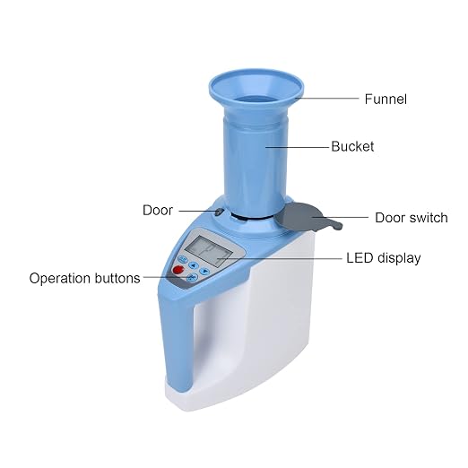 Smart Grain Moisture Meter, Grains Moisture Meter, Grains Moisture Testing, High Accuracy Digital Grain Moisture Analyzer, Grain Moisture Meter for Rice Corn Wheat Canola for 24 Kinds of Grains(US)