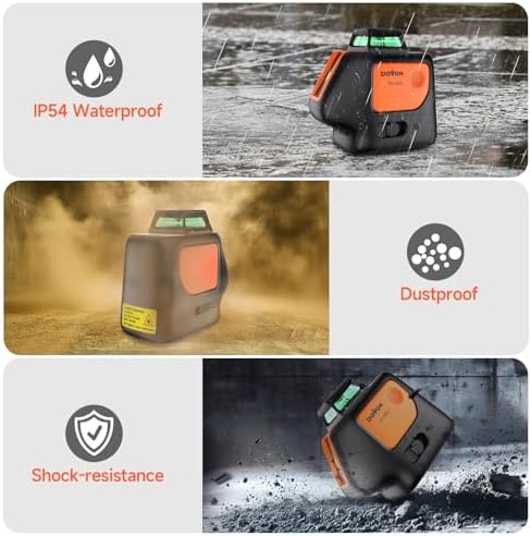 DOVOH Plumb Dot Laser Level with Tripod, Point Laser Level for Home Use, Class Ⅱ