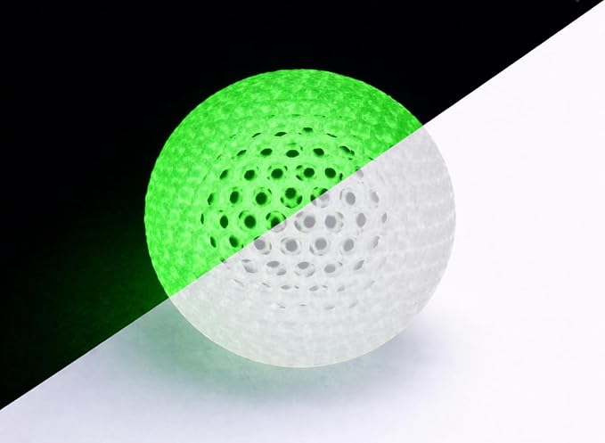 PEBA Filament High Rebound Flexible Filament Super TPU Nylon Based Strength 1.75mm 78% Energy Return Bouncy Airless Basketball Lightweight 3D Printer Filament SpoolHaus Superbounce (Glow Green, 1kg)