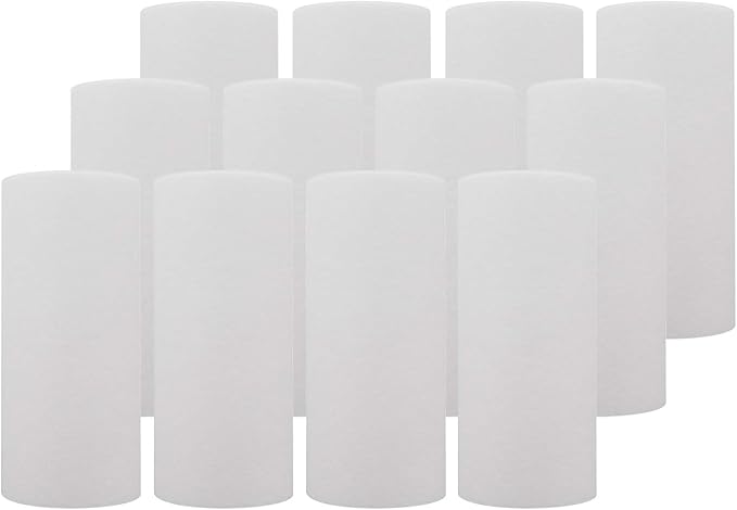 Tier1 20 Micron 10 x 4.5 Water Filter | Spun Wound Polypropylene Whole House Sediment Water Filter Cartridge | Replacement for SDC-45-1020, FPMB-BB20-10, P20-10BB | 4.5 x 10 Water Filter (12-Pack)