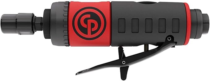 Chicago Pneumatic CP7405 - Air Straight Die Grinder Tool, Welder, Woodworking, Automotive Car Detailing, Stainless Steel Polisher, Heavy Duty, 1/4 Inch (6 mm), 0.34 HP / 250 W, 28000 RPM