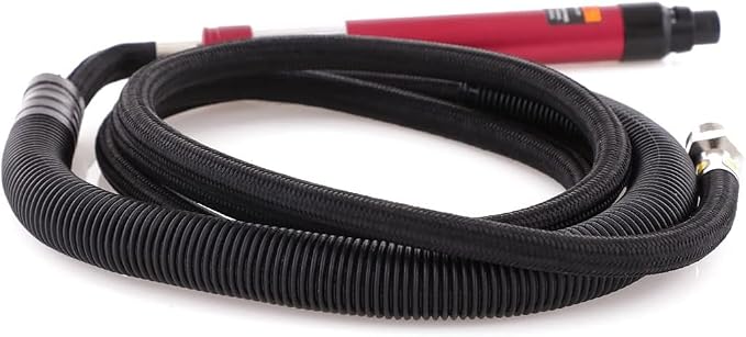 Chicago Pneumatic CP9104Q - Air Pencil Die Grinder Tool, Welder, Woodworking, Automotive Car Detailing, Stainless Steel Polisher, Heavy Duty, 1/8 Inch (3mm), 0.05 HP / 40 W - 60000 RPM, 0.25 , Red