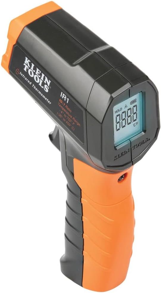 Klein Tools IR1 Infrared Thermometer + Klein Tools ET140 Pinless Moisture Meter