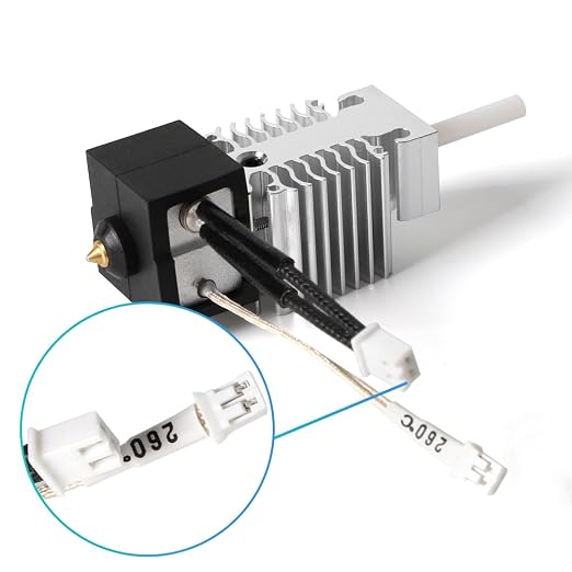 Creality Ender 3 V3 SE Hotend Kit, Original Ender 3 V3 SE Extruder Hotend Heater Block Set Assembled Print Head Kit Heat Resistance 3D Printer Accessories Replacement Kit