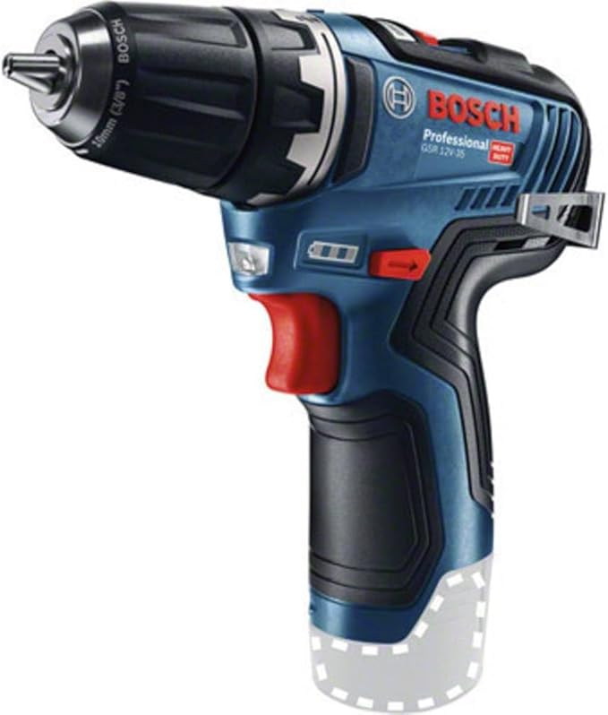 Bosch Professional Cordless Screwdriver GSR 12 V-35 (12V, max. Torque Hard/Soft: 35/20 Nm, in Cardboard Box)