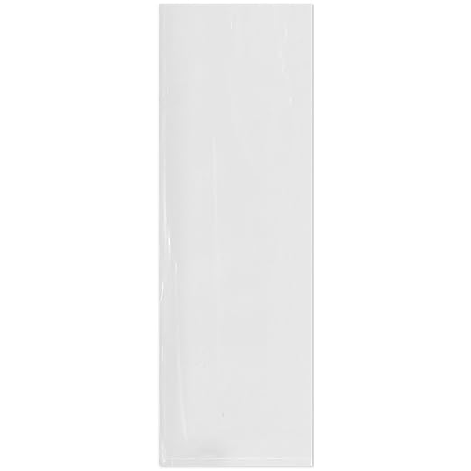 Plymor 6" x 18" (Pack of 200), 2 Mil Flat Open Clear Plastic Poly Bags