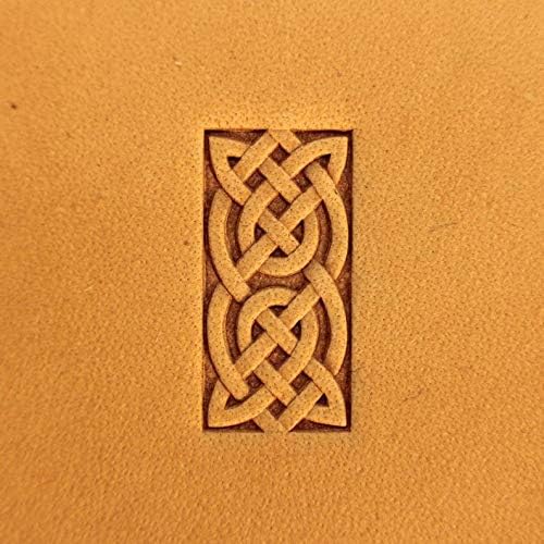 DandS ltd Leather Stamp Tool, Celtic, Professional Steel Craft Tool for Leatherworking, Embossing, Carving & Stamping Leather Projects, Belts Wallets & DIY Projects Compatible with Mallet #242BB