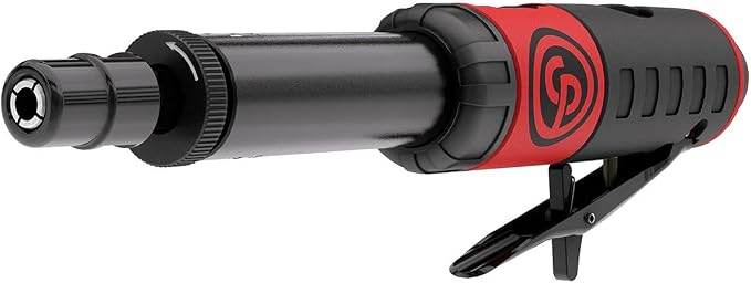 Chicago Pneumatic CP7410 - Air Die Grinder Tool, Welder, Woodworking, Automotive Car Detailing, Stainless Steel Polisher, Heavy Duty, Straight, 1/4 Inch (6 mm), 0.34 HP / 250 W - 27000 RPM