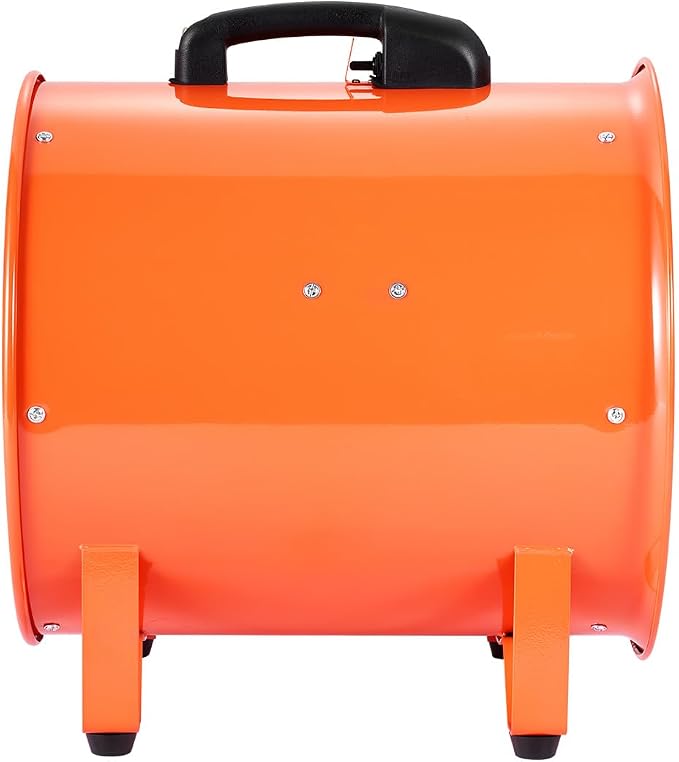 VEVOR 16 Inch Utility Blower Fan, 2 Speed 5175 CFM Heavy Duty Cylinder Axial Exhaust Fan with 33ft Duct Hose, Industrial Portable Confined Space Ventilator for basements, warehouse, Workshop