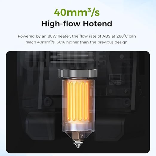 Creality K2 Plus Ceramic Heating Block Kit, K2 Plus Hotend Upgrades Kit, Unicorn Quick-swap Nozzle Kit, 350°C High Temperature Resistance, All-Metal Integrated Design for Creality K2P Combo
