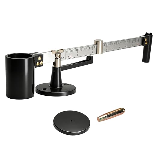 Mud Hydrometer, 0.96-2.5g/cm³ Measurement Range 0.01g/cm³ High Precision Fine Workmanship Better Quality More Wear-Resistant for Longer Service Life Suitable for Drilling Slurry Testing