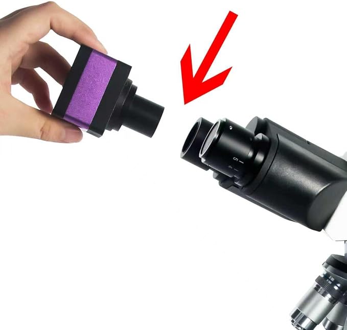 2K HD Microscope Camera with Real-Time Imaging – 2688 x 1520 Resolution, High-Definition USB Digital Camera for Still Photos and Live Video Capture