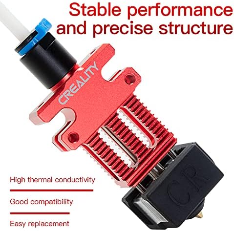Original Creality CR6 SE Hotend Extruder Full Kit Assembled for CR-6 SE CR6 MAX 3D Printer w/Auto Leveling, Back Support Bracket, Heater, Thermistor, Cooling System