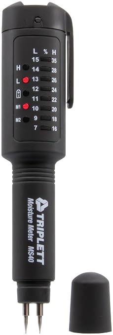 Triplett MS40 Pen Type Moisture Meter for Wood and Building Materials