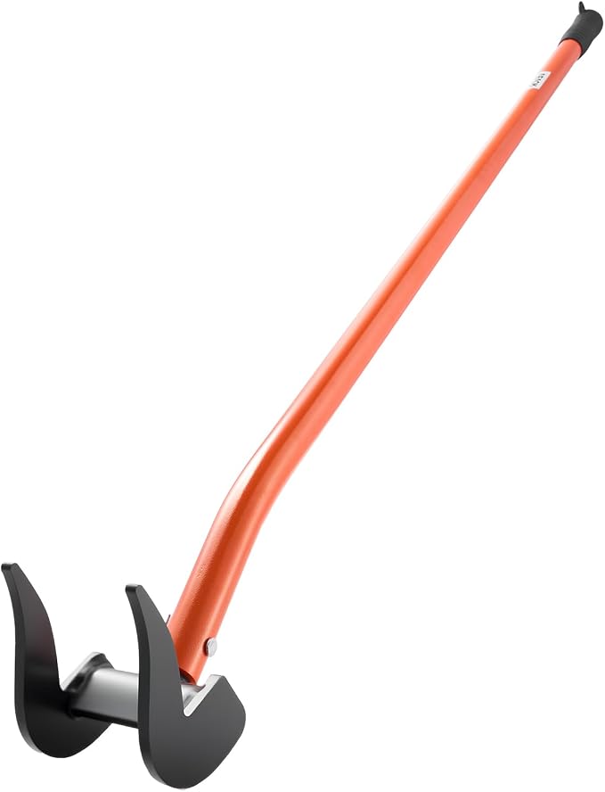 VEVOR Pallet Buster Tool with 50’’ Carbon Steel Handle Wrecking Pry Bar, 2000 lbs Weight Capacity, Heavy Duty Deck Board Removal Tool, Multi-Purpose Breaker for Efficient Removal, Renovation