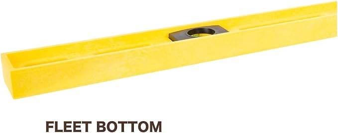 MAYES 4ft Level, 48 Inch Level Made in the USA, Won’t Scratch Work Surfaces