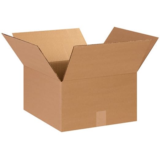 AVIDITI 14 x 14 x 8 Corrugated Cardboard Boxes, Medium 14"L x 14"W x 8"H, Pack of 25 | Shipping, Packaging, Moving, Storage Box for Home or Business, Strong Wholesale Bulk Boxes