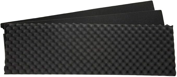 Monoprice Weatherproof Hard Case - 47 x 16 x 6 Inches, With Wheels and Customizable Foam, Shockproof, IP67, Ultraviolet And Impact Resistant Material, Black - Pure Outdoor Collection