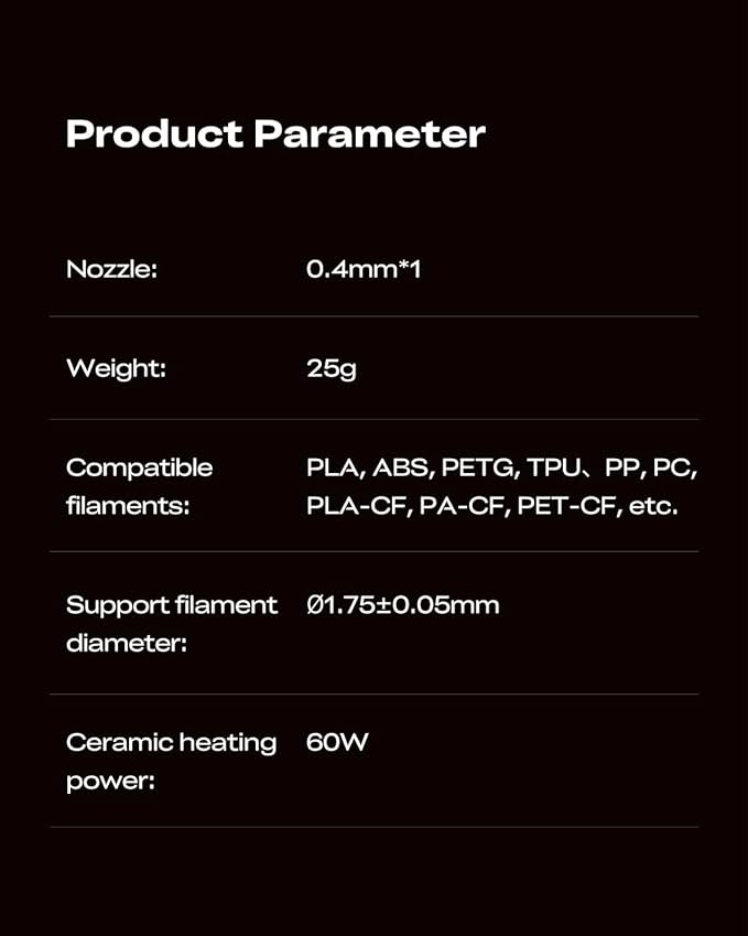 Creality Official K2 SE Hotend, Support 300°C High Temperature and 600mm/s Fast Speed Printing, Compatible with Creality K2 SE 3D Printer