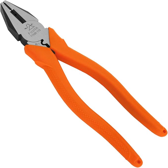 FUJIYA Tools, 1150A-175, Lineman's Crimp Pliers, 7 Inch