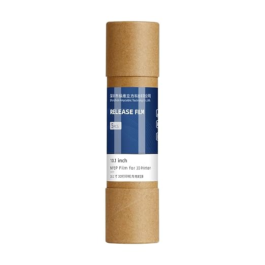 ANYCUBIC 5PCS 10.1-inch NFEP Film for Photon Mono M5/Mono M5s/M5s Pro/M7/M7 PRO, Ordinary Release Film for The Printing Accuracy, Also Suitable for Most LCD/SLA/MSLA 3D Printers