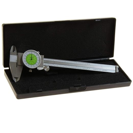 iGaging Dial Caliper 6" Fractional & Decimal Inch Combination Dual Scale