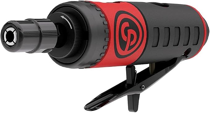 Chicago Pneumatic CP7405 - Air Straight Die Grinder Tool, Welder, Woodworking, Automotive Car Detailing, Stainless Steel Polisher, Heavy Duty, 1/4 Inch (6 mm), 0.34 HP / 250 W, 28000 RPM