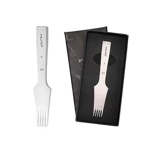 WUTA Leather Chisel All-Polished Die-Steel Puncher French Style Pricking Iron Sharp Leather Punching Tool Kits