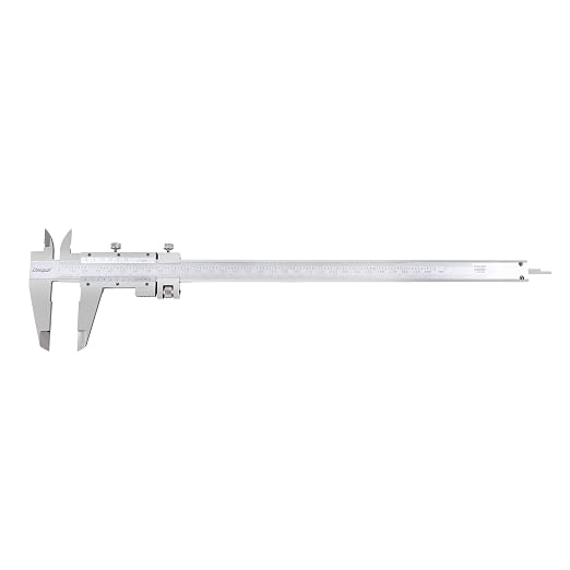 Dasqua Vernier Caliper 0-300mm / 0-12" | Stainless Steel Precision Measuring Tool, 0.02mm / 0.001" Graduation, ±0.03mm Accuracy, DIN862 Standard, Locking Screw & Fine Adjustment
