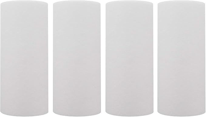 Tier1 20 Micron 10 x 4.5 Water Filter | Spun Wound Polypropylene Whole House Sediment Water Filter Cartridge | Replacement for SDC-45-1020, FPMB-BB20-10, P20-10BB | 4.5 x 10 Water Filter (4-Pack)