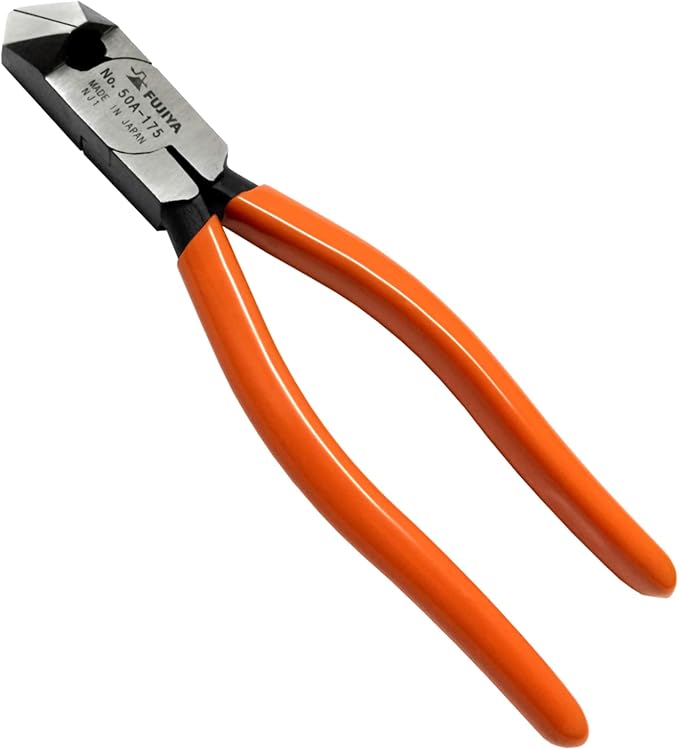 FUJIYA Tools, 50A-175, Angle Cutting Nippers, 7 Inch