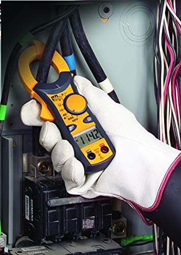 Ideal Electrical Clamp-Pro Digital Clamp Meter | 600A AC Measurement, Non-Contact Voltage Indicator (70–600V AC), Continuity Test, Auto/Manual Ranging, Data Hold, Auto Power Off, Low Battery Alert