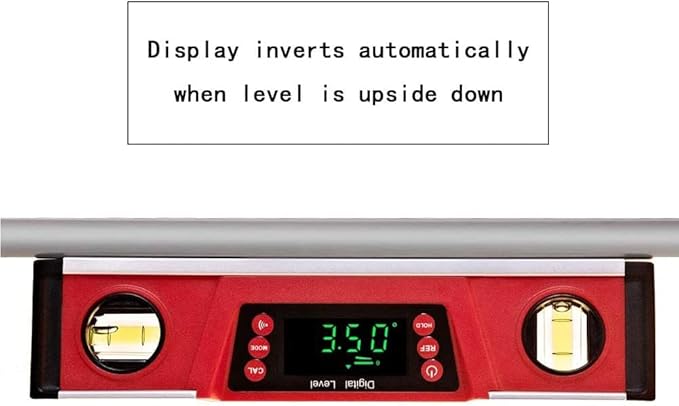 10-Inch Digital Torpedo Level and Protractor | Neodymium Magnets | Bright LED Display | V-GROOVE MAGNETIC BASE | IP54 Dust/Water Resistant smart level with Carrying Bag