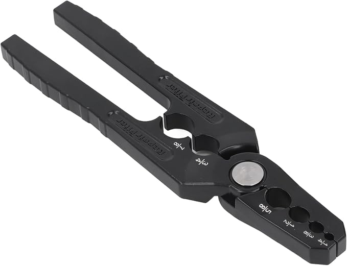 Copper Tube Rounder, Manual Pliers Tool Flat Tube Repairer Pliers Copper Pipe Rounder with 6 Hole Fits 1/4" 3/8" 1/2" 5/8" 3/4" 7/8" Pipes