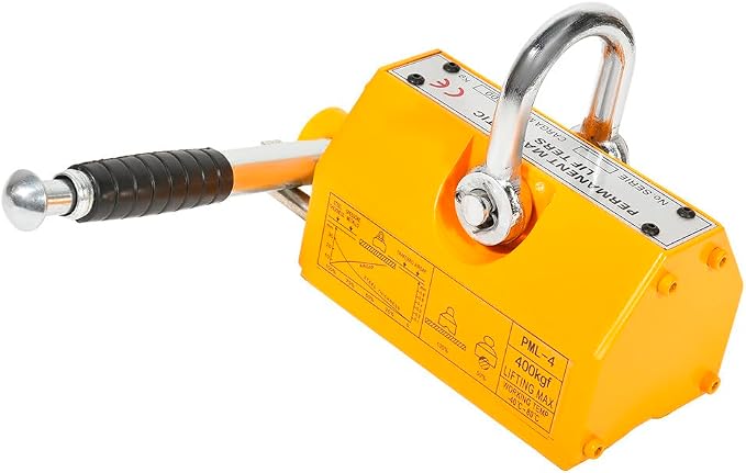 SCITOO 880LB Steel Magnetic Lifter Heavy Duty Crane Hoist Lifting Magnet 400 KG