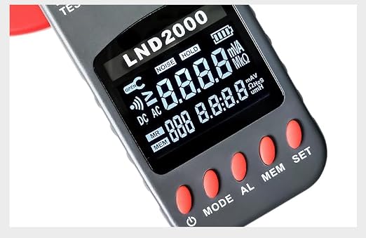 0.01‑200Ω Clamp Grounding Resistance Meter Handheld Digital Ground Earth Resistance Tester Testing Device