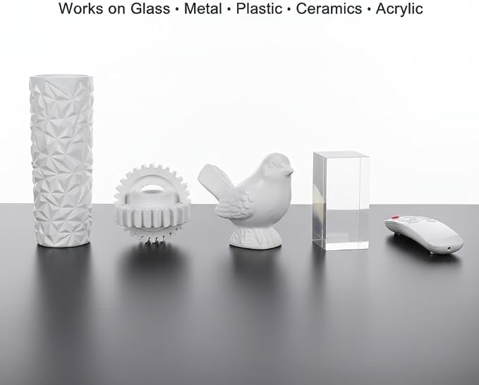 3D Scanning Spray for All 3D Scanners, with 3D Tracking Dot Marker, 200PCS 6.0 mm and 160PCS 3.0 mm, Safety Material, High Reflectivity, for Reflective, Transparent or Highly Textured Surfaces, 500ML