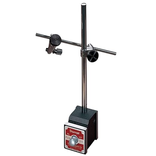 Starrett Magnetic Base Indicator Holder for Test, Back-Plunger, AGD, Dial and Miniature-Dial Indicators - Complete Set - 657AA