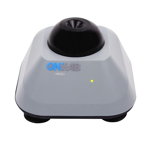 ONiLAB Mini Vortex Mixer with Touch Function, Lab Mixing, Nail Polish,Tattoo Ink,Eyelash Adhesives and Acrylic Paints Mixing, Lab Vortexer for Tubes,Include 120 pcs Stainless Steel Mixing Balls