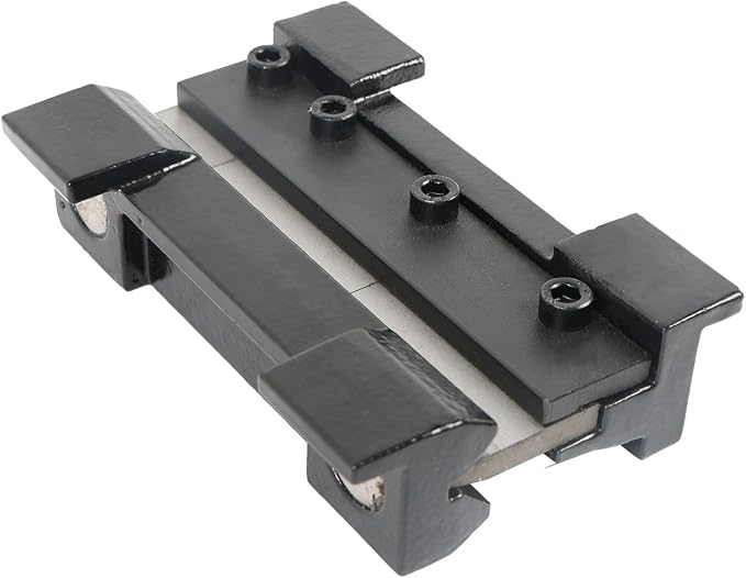 KAKA INDUSTRIAL Vise Mount Metal Brake Bender,5-Inch(125mm) Magnetic Vise for 14Ga. (2mm) Steel & 1/8" Aluminum, Quick-Release for DIY Metalworking & Small Box Fabrication BDS-5