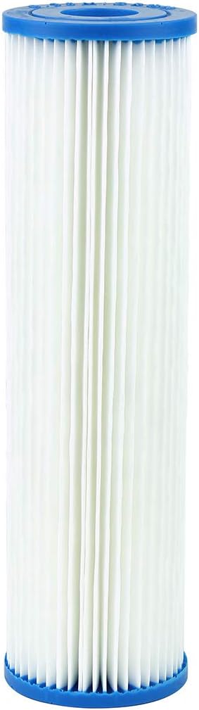 Aquasana EQ-PFC.35 Replacement Post Whole House Water Filter Systems, 1 Count (Pack of 1), White & EQ-303-20 20 inch 3-Pack Water Filter, White