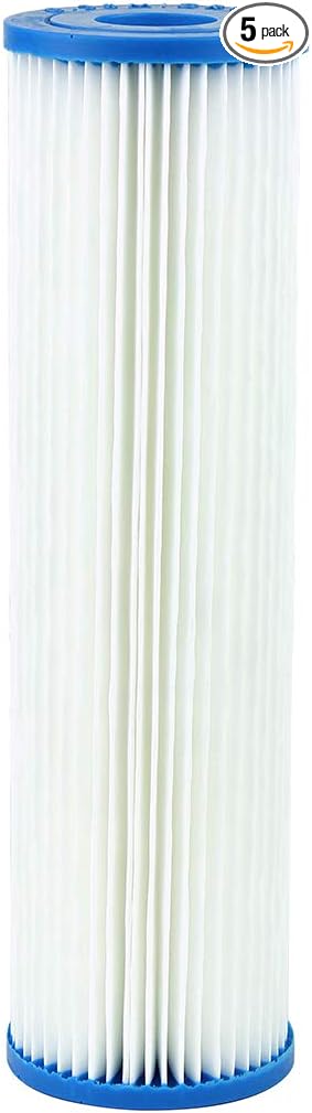 Aquasana Replacement 20-inch Sediment Pre-Filters for Whole House Water Filtration Systems - 4 Count and Aquasana EQ-PFC.35 Replacement Post Whole House Water Filter