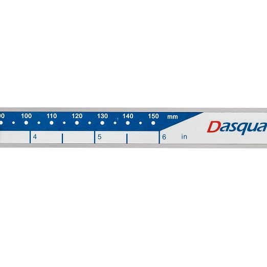 Dasqua IP67 Grade Digital Caliper, Calipers Measuring Tool with IP67 Waterproof 0-6 Inch/150mm, Inch/Millimeter Conversion, Stainless Steel, Large LCD Screen