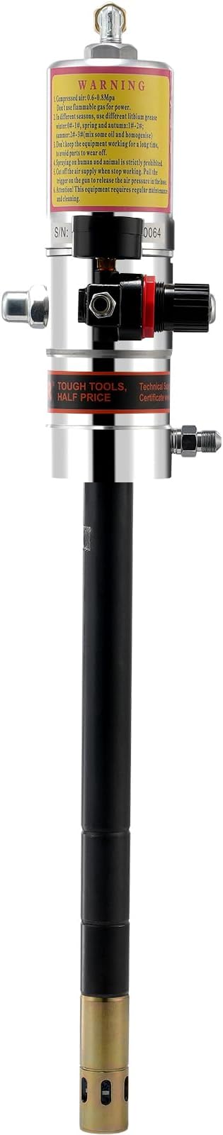 VEVOR Grease Pump, Air Grease Pump with 13 ft High Pressure Hose and Grease Gun, Pneumatic Grease Pump, Portable Lubrication Grease Pump with 360° Swivel Grease Gun Head