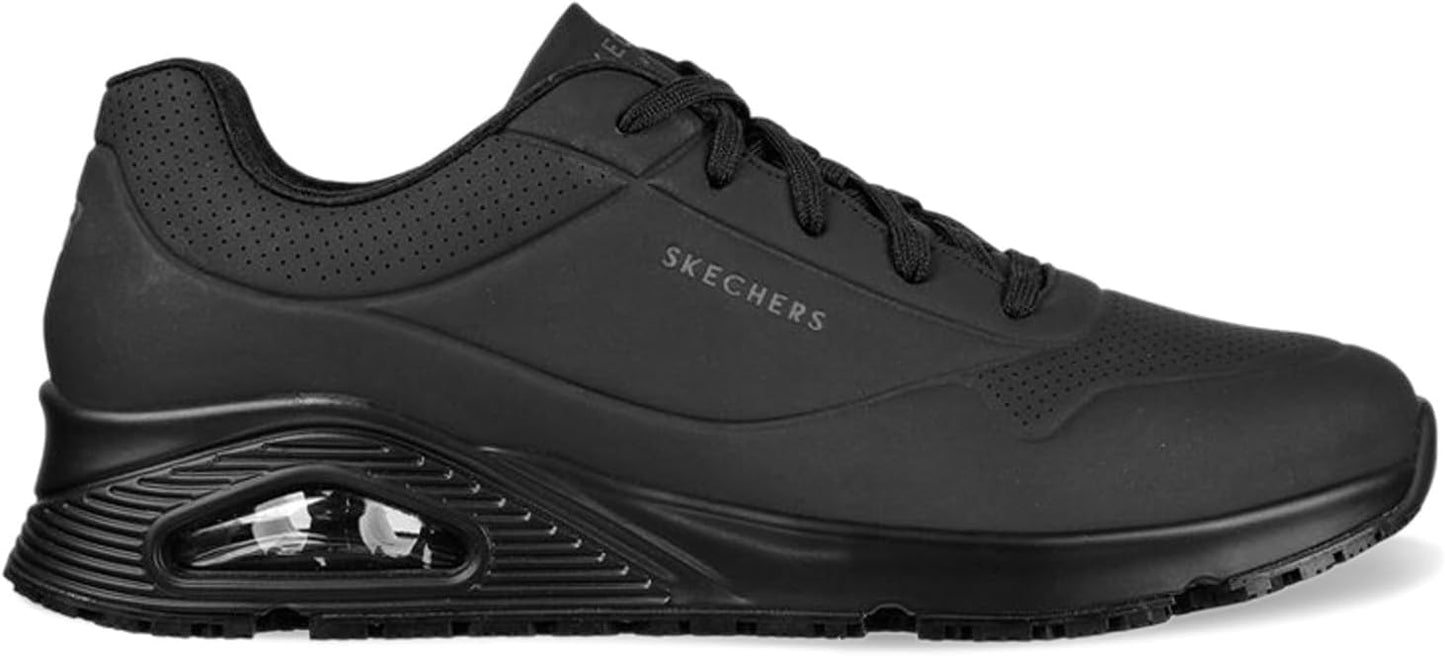 Skechers Mens Work Uno Sr Sutal Lace Up Skech Air 200054 P