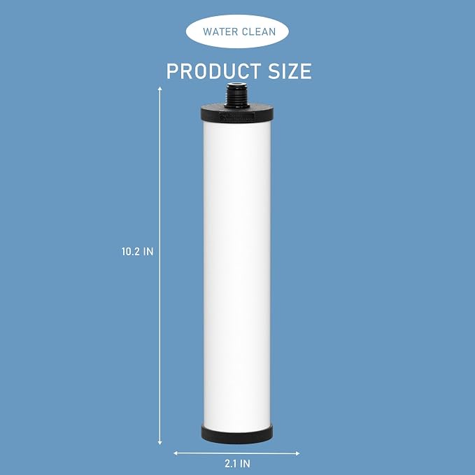 FRX02 W9223021 UltraCarb Ceramic Water Filter Candle, Compatible with Franke 02 FRX-02 FRX02 FR9455 and FRX-01 for Filterflow and Triflow Systems, 2 Pack