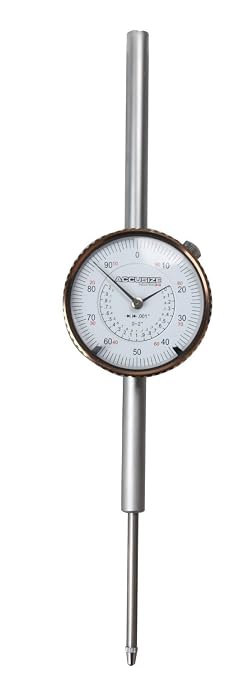 Accusize 0-2" Dial Indicator, Resolution: 0.0005", P900-S112 | 0-2" x 0.0005", AGD2 Style, Lug Back